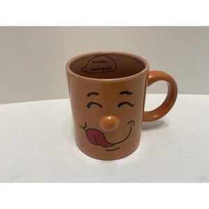 Atico International Orange 3D Face Mug Yummy Tastes Good Ceramic Coffee Cup